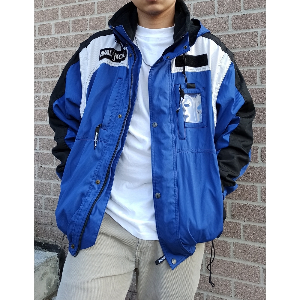 ❄️Avalanche Vintage blue Ski Jacket❄️